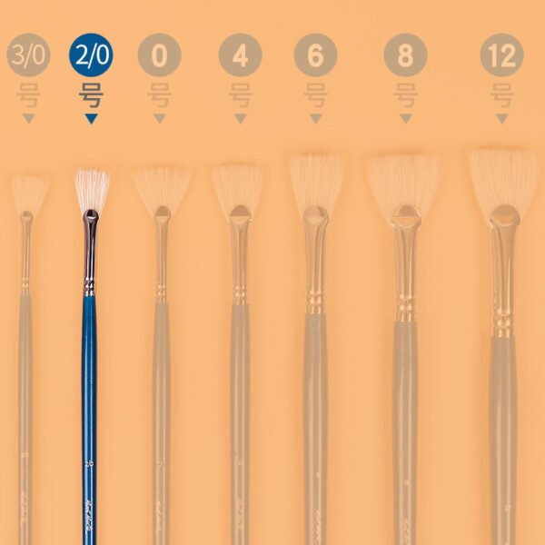 O1CN01cW3ghm2JyTNREvRob_2200590219490-0-cib Mont Marte Fan & Fishtail Oil Painting Brush Set