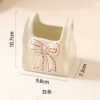 O1CN01cWsxjD1fsuIYaOCPl_2218038184063-0-cib Bow-Shaped Ceramic Desktop Pen Holder & Storage Box