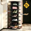 360-Degree Rotating Multi-Layer Shoe Rack