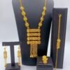 Dubai Bridal Jewelry Set - Necklace, Earrings, Ring & Bracelet