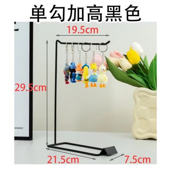 Wall-Mount Hook Display Rack - Jewelry, Bracelet & Accessory Organizer