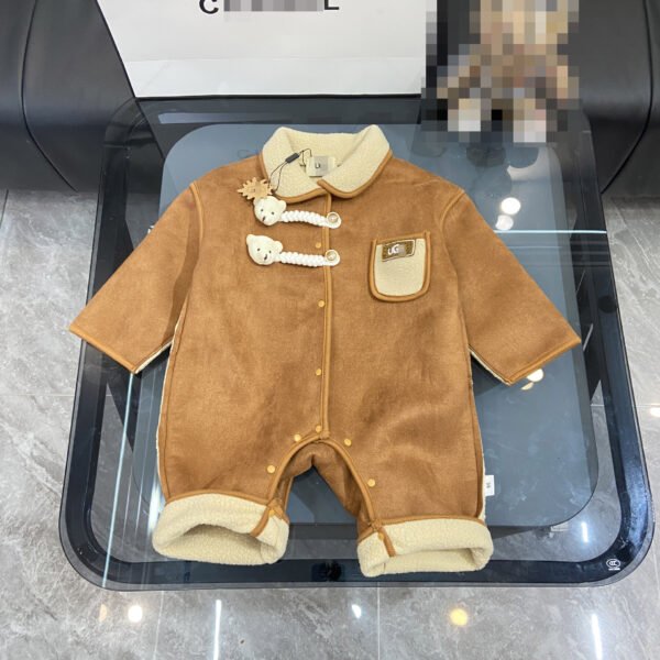 O1CN01dBBslH1FdAhw7Ndyo_2564680509-0-cib UGG Quilted Baby Jumpsuit - Autumn and Winter Newborn Outing Suit