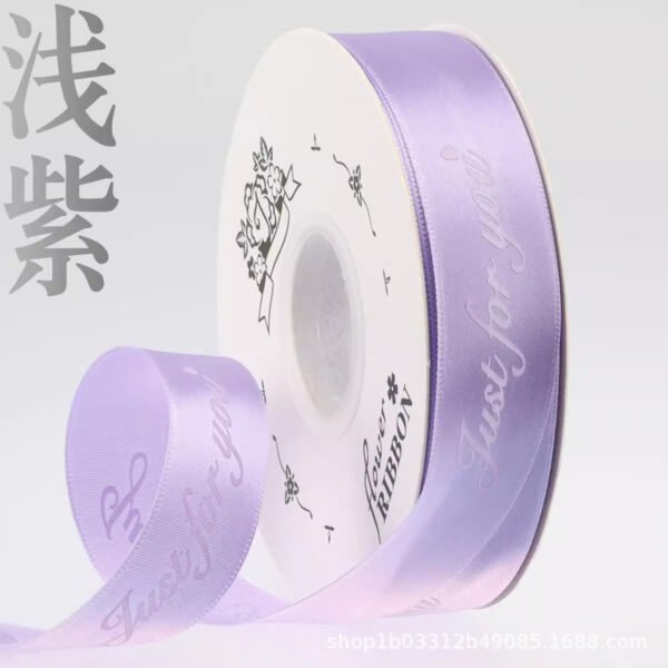 O1CN01dpgWOp2HMLQXDtLnO_2218120889136-0-cib Satin Ribbon with English Letters for Floral Gift Wrapping