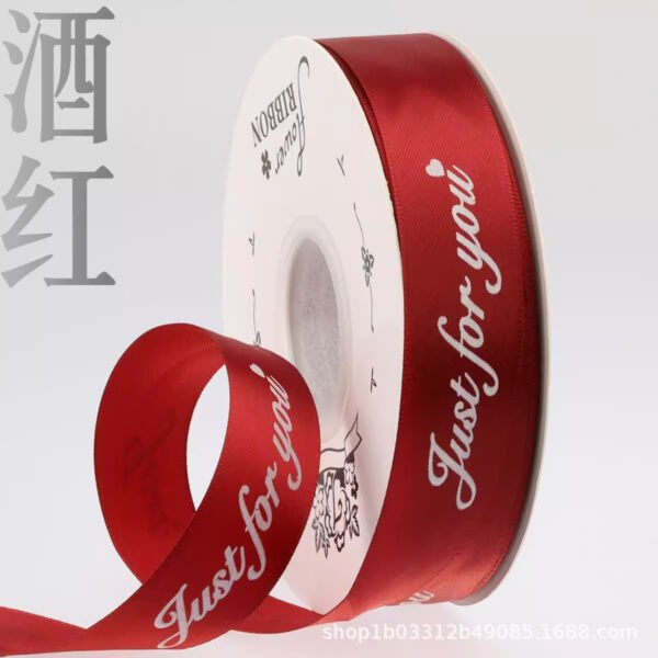 O1CN01eB5KzT2HMLQV0jl6j_2218120889136-0-cib Satin Ribbon with English Letters for Floral Gift Wrapping