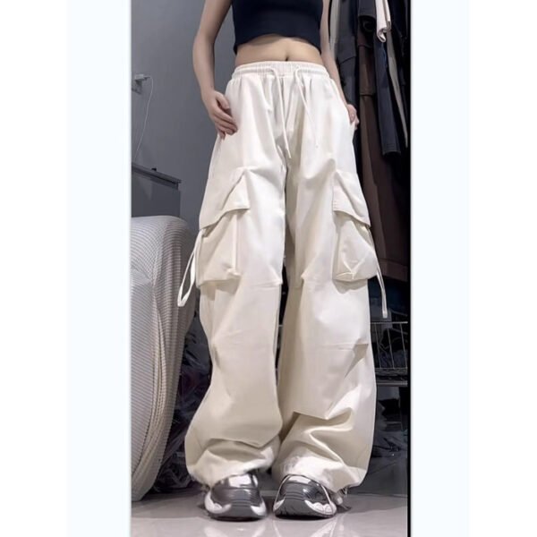 High-Waisted Wide-Leg Work Trousers for Women