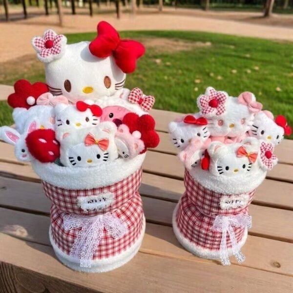 Hello Kitty Plush Doll Bouquet Gift Set