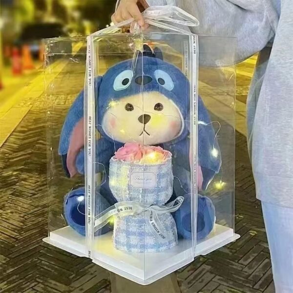 O1CN01evuY071zo8OoNoJs2_2217609546760-0-cib-1 Plush Stitch Doll Bouquet Gift Set