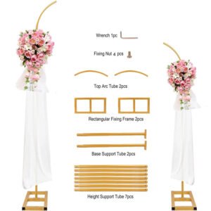 Support pliable pour arche de mariage en fer (demi-rond)
