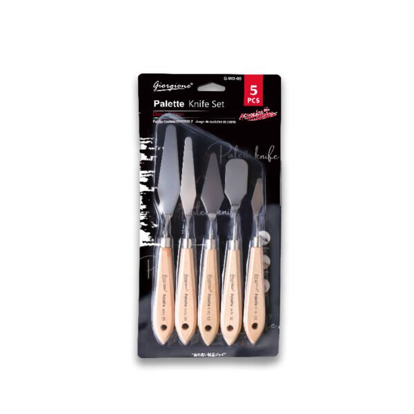 Giorgione Stainless Steel Palette Knife Set (5-Piece)