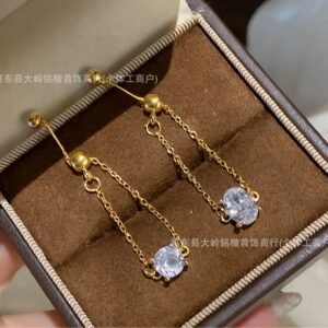 Adjustable Moissanite-Style Ring - Colour-Protected Plating