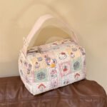 Cartoon Cat Pillow-Shaped Makeup & Toiletry Bag - Travel Storage Pouch