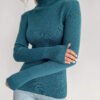 Turtleneck Knit Base Layer - Slim Pullover Jumper, 24 Colours