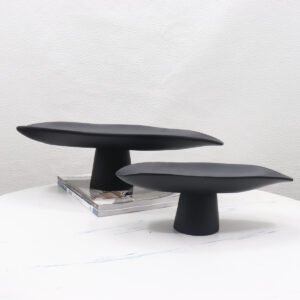 Footed Resin Fruit Tray - Modern Serving and Display Platter