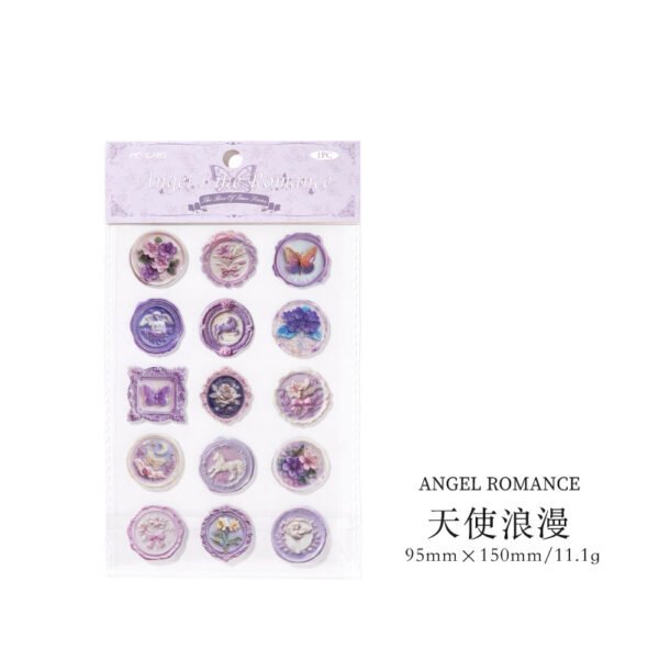 Wax Seal Resin Drip Stickers - Time Box Series