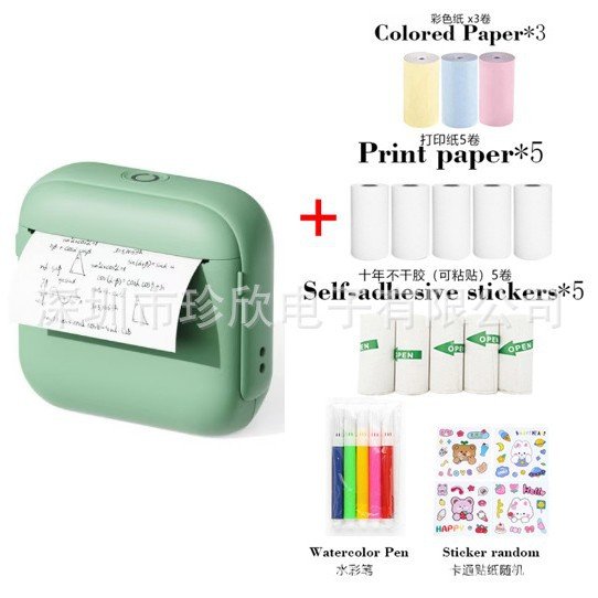 Mini Bluetooth Photo Printer - Wireless Portable Phone Printer