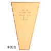 Gold Edge Transparent Flower Wrapping Bags (50-Pack)