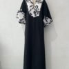 Colour-Blocked Long Trench Coat for Women - Belted Outerwear