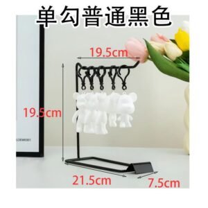 Wall-Mount Hook Display Rack - Jewelry, Bracelet & Accessory Organizer
