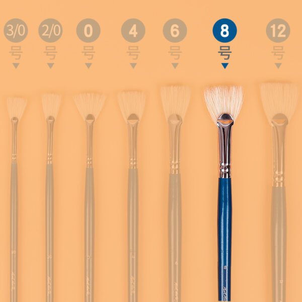 O1CN01jD4JeR2JyTNWIEOio_2200590219490-0-cib Mont Marte Fan & Fishtail Oil Painting Brush Set
