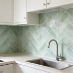 Herringbone Tile Stickers — Oil-Proof Waterproof Kitchen and Bathroom Wall Tiles