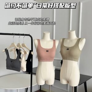 Square Neck Bandeau Bra Top - Wide Strap Padded Tube Top with Open Back
