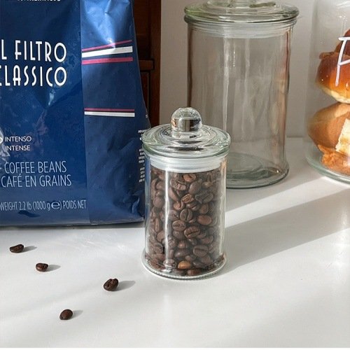 Transparent Glass Sealed Storage Jar - Food Grade