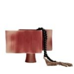 Japanese Wabi-Sabi Style Jade Vase Desktop Art Ornament