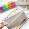 O1CN01klllEc2DuSYQqddjj_3000218669-0-cib Colorful Handwritten Index Label Tape, Sticky Note Roll