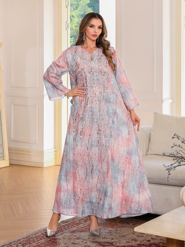 O1CN01l1HUbt2HoHgvPY6Bc_2217074169197-0-cib Embroidered Rhinestone Long Dress with Full Skirt