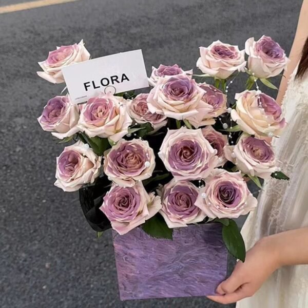 Soap Rose Bouquet with Balloons Gift Set