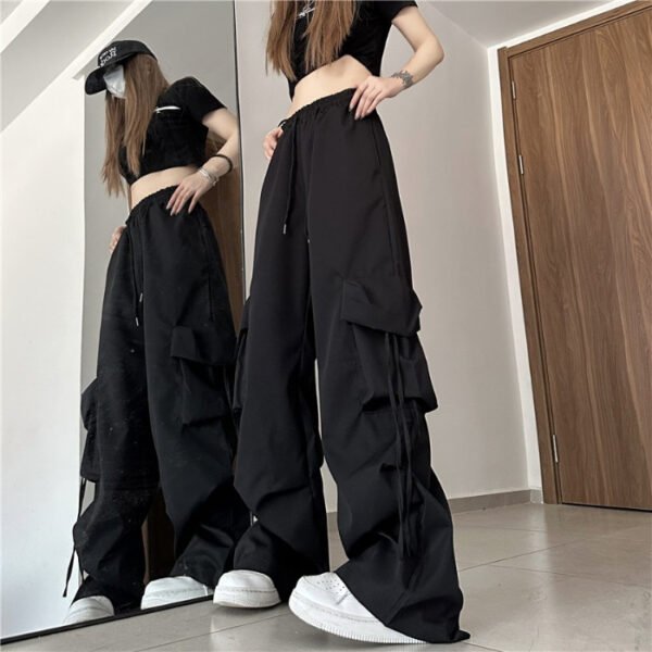 High-Waisted Wide-Leg Work Trousers for Women