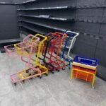Double-Deck Shopping Trolley — Snack Shop, Arcade & Gym Cart