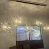Leaf-Shaped Stainless Steel Pendant Light