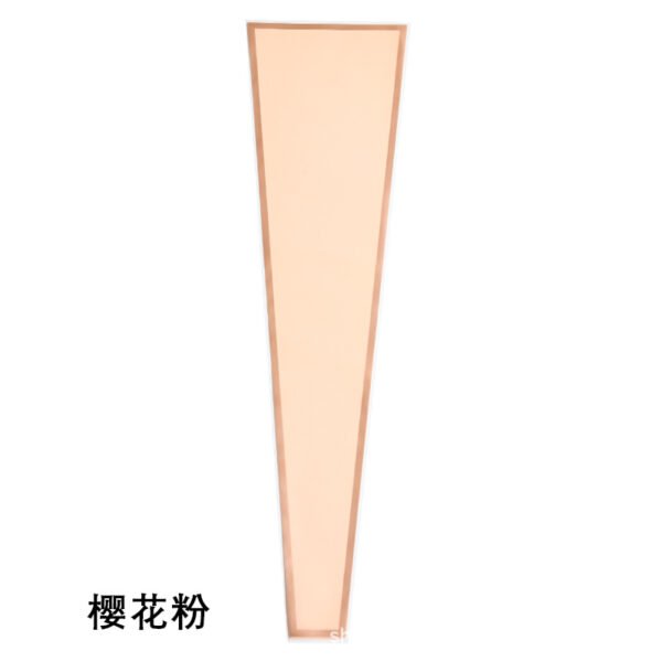Gold Edge Transparent Flower Wrapping Bags (50-Pack)