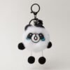Cute Fuzzy Animal Bag Charm Keychain