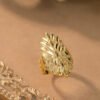 Dubai Style Hollow Exaggerated Adjustable Ring