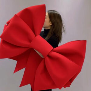 Large Decorative Bow - EVA Backdrop & Party Decoration Prop, 75x100cm