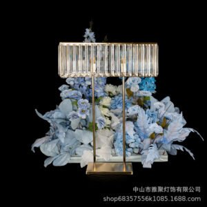 Acrylic Wedding Table Flower Stand — Gold and Silver Centrepiece Risers