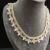 Chinoiserie Multi-Layered Lace Beaded Necklace