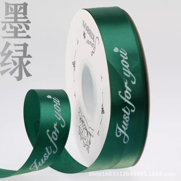 O1CN01nS9apD2HMLQPJrG0D_2218120889136-0-cib Satin Ribbon with English Letters for Floral Gift Wrapping