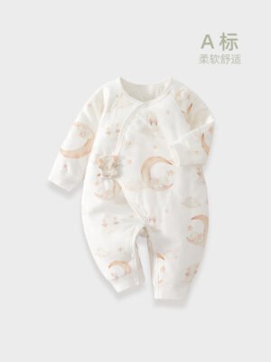 Class A Cotton Baby Wrap Jumpsuit — Newborn Bodysuit
