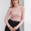 Turtleneck Knit Base Layer - Slim Pullover Jumper, 24 Colours