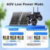 4-Lens Solar 4G Security Camera — 20 MP Outdoor AOV Surveillance