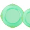 Embossed Dragon Pattern Disposable Plates