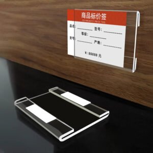 Double-Layer Acrylic Photo & Card Insert Display Holder