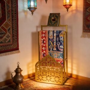 Prayer Rug Hanger Storage Stand