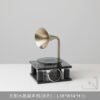 Retro Italian-Style Gramophone & Figure Desktop Ornament - Model Room Decor