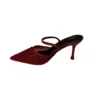 ZARA Mesh Rhinestone Pointed-Toe Slingback Heels