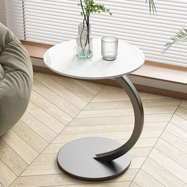 Mini Round Side Table - Italian Style Sofa & Bedside Table