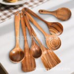 Acacia Wood Kitchen Utensils - Turners, Spoons, Tongs & Measuring Sets